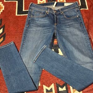 rag & bone Women's Blue Skinny Jeans